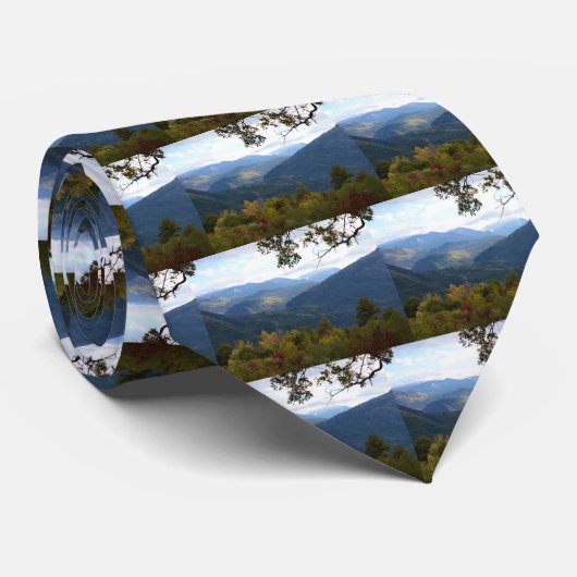 Kalabrien-Panorama Krawatte (Gerollt)