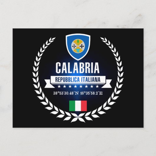 Kalabrien Postkarte (Vorderseite)