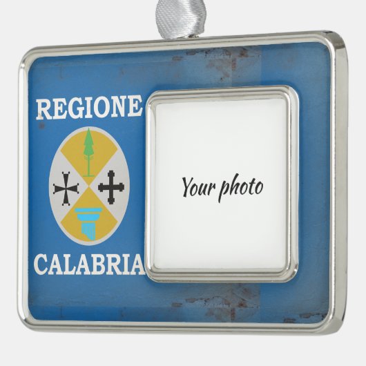 Kalabrien Rahmen-Ornament Silber (Links)