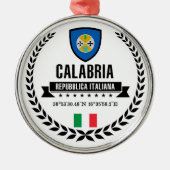 Kalabrien Silbernes Ornament (Vorne)