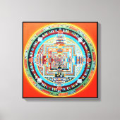Kalachakra Buddhist Mandala Leinwanddruck (Vorderseite)