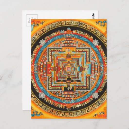 KALACHAKRA ESOTERIC MANDALA III POSTKARTE (Vorne/Hinten)