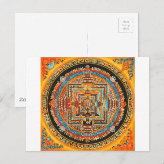 KALACHAKRA ESOTERIC MANDALA III POSTKARTE (Vorne/Hinten)