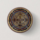 Kalachakra Mandala A Button (Vorderseite)