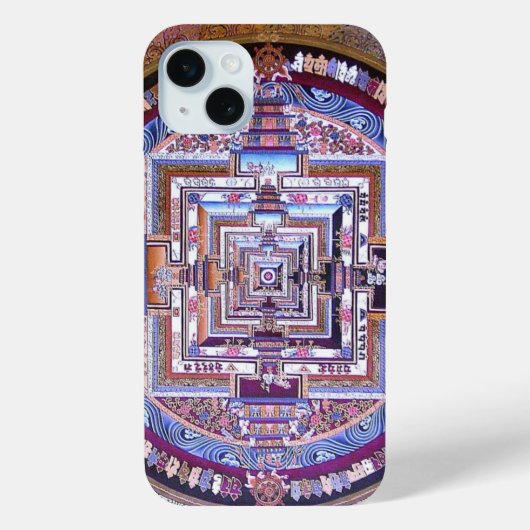 Kalachakra mandala Case-Mate iPhone hülle (Rückseite)