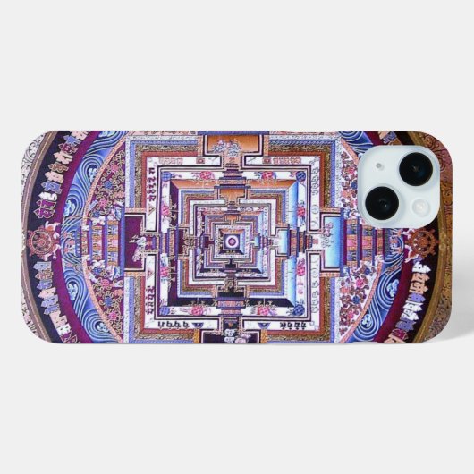 Kalachakra mandala Case-Mate iPhone hülle (Rückseite (Horizontal))