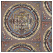 Kalachakra Mandala ein Gewebe Stoff (Nahaufnahme)