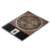 Kalachakra Mandala ein Notizbuch Notizblock (Linke Seite)