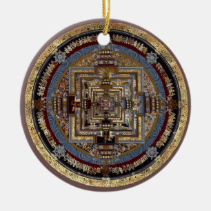 Kalachakra Mandala eine Verzierung Keramikornament