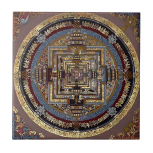 Kalachakra Mandala Fliese
