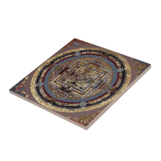 Kalachakra Mandala Fliese (Seite)