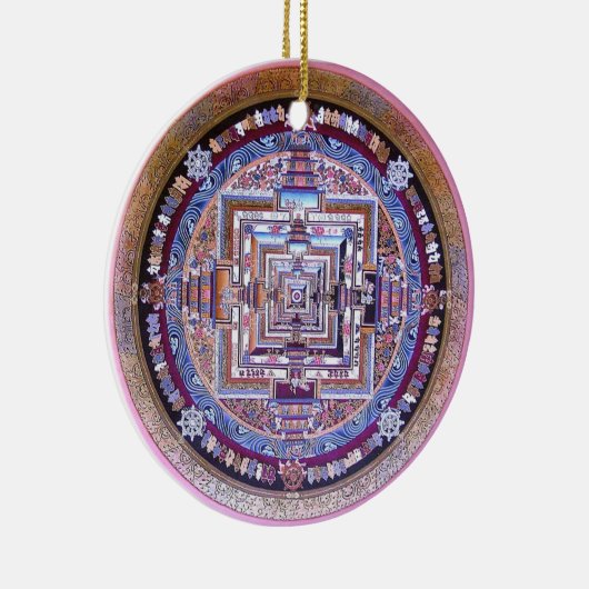 Kalachakra Mandala Keramikornament (Rechts)