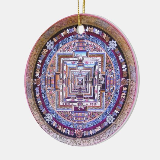 Kalachakra Mandala Keramikornament (Links)