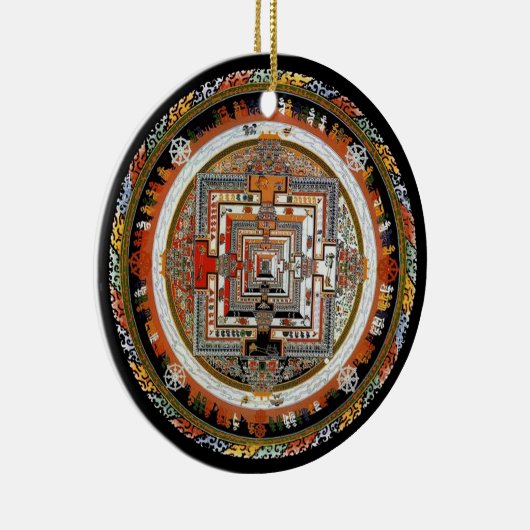 Kalachakra Mandala Keramikornament (Rechts)