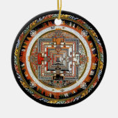 Kalachakra Mandala Keramikornament (Vorne)