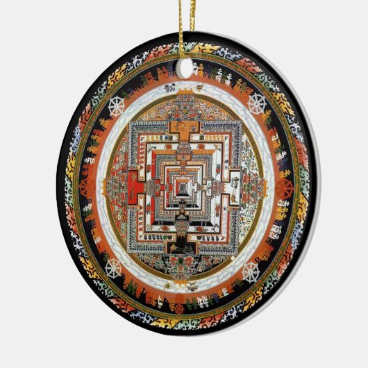Kalachakra Mandala Keramikornament (Links)