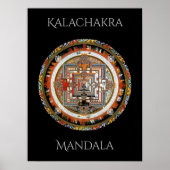 Kalachakra Mandala Poster (Vorne)