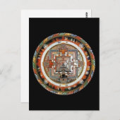 Kalachakra Mandala Postkarte (Vorne/Hinten)