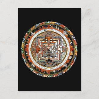 Kalachakra Mandala Postkarte