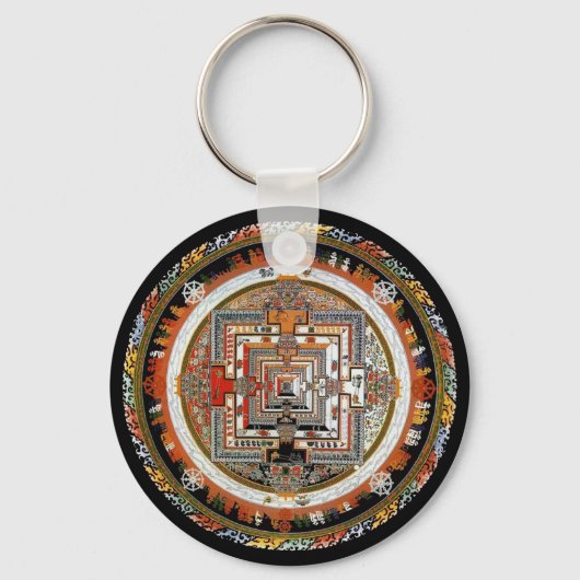Kalachakra Mandala Schlüsselanhänger (Vorderseite)