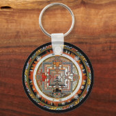 Kalachakra Mandala Schlüsselanhänger (Vorderseite)