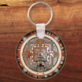 Kalachakra Sand Mandala Schlüsselanhänger (Vorderseite)