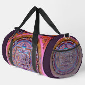 Kalachakra Sera Mandala in Rosa Duffle Bag (Rechte Ecke)