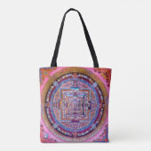 Kalachakra Sera Mandala in Rosa Tasche (Rückseite)