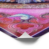 Kalachakra Sera - Mandala Poster (Ecke)