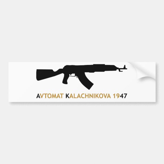 ** KALACHNIKOV ** AUTOAUFKLEBER (Vorne)