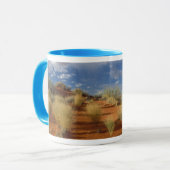 Kalahari Desert Scene, Kgalagadi Transborder 2 Tasse (Vorderseite Links)