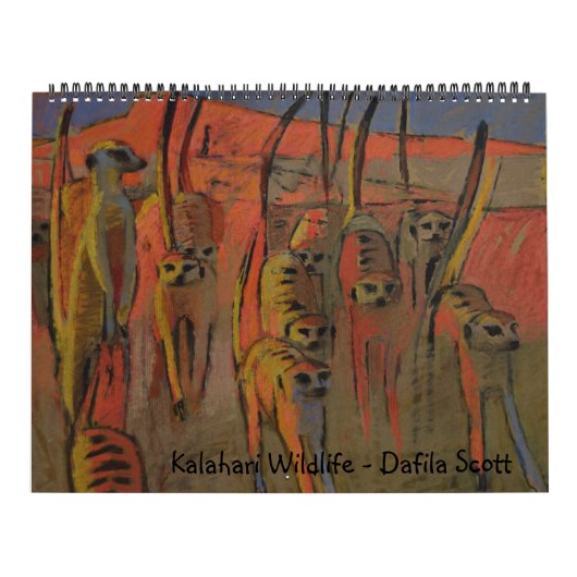 Kalahari-wild lebende Tiere - Kalender (Titelbild)
