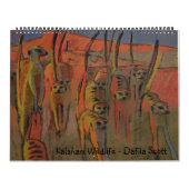 Kalahari-wild lebende Tiere - Kalender (Titelbild)