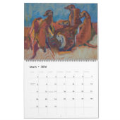 Kalahari-wild lebende Tiere - Kalender (Mär 2026)