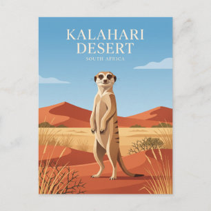 Kalahari-Wüste Südafrika Postkarte