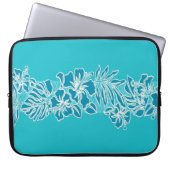 Kalaheo Hawaiian Hibiskus Tapa Laptop Wetsuit Bag Laptopschutzhülle (Vorderseite)