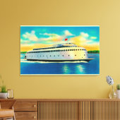 Kalakala Ferry, die weltweit erste Streamlinie Leinwanddruck (Insitu (Wohnzimmer))