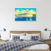 Kalakala Ferry, die weltweit erste Streamlinie Leinwanddruck (Insitu (Schlafzimmer))
