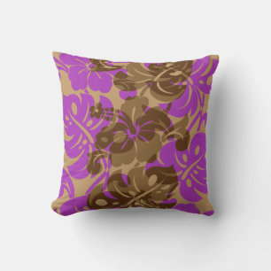 Kalakaua Border Hawaiian Hibiskus Pillows Kissen