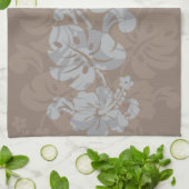 Kalakaua Hawaiian Hibiskus Border KL302 Geschirrtuch (Gefaltet)