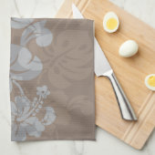 Kalakaua Hawaiian Hibiskus Border KL302 Geschirrtuch (Viertel Falte)