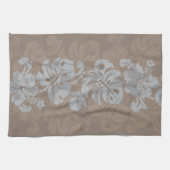 Kalakaua Hawaiian Hibiskus Border KL302 Geschirrtuch (Horizontal)