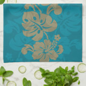 Kalakaua Hawaiian Hibiskus Border KL303 Handtuch (Gefaltet)