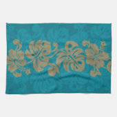 Kalakaua Hawaiian Hibiskus Border KL303 Handtuch (Horizontal)