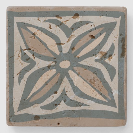 Kalakaua Hawaiian Tropical Tapa KL302 Steinuntersetzer (Vorderseite)