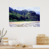 Kalalau Beach Print Poster (Küche)