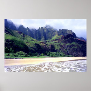 Kalalau Beach Print Poster