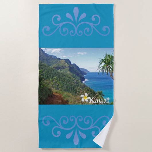 Kalalau-Pfad Strandtuch (Vorderseite)