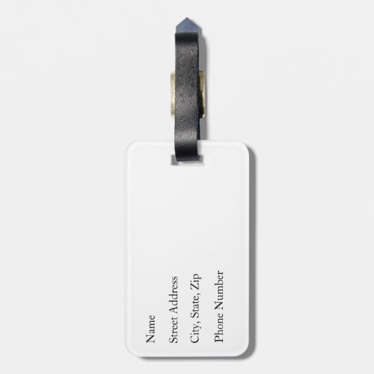 Kalalau Rainbow Gepäckanhänger (Rückseite vertikal)