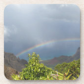 Kalalau Rainbow Getränkeuntersetzer (Vorderseite)